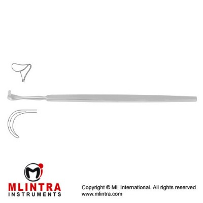 Cushing Retractor / Saddle Hook Stainless Steel, 20.5 cm - 8" Blade Size 8 mm